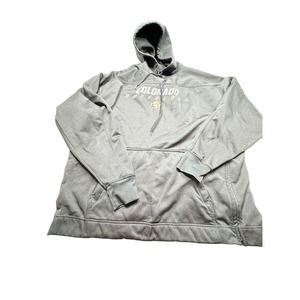 J. America University of Colorado‎ Buffalos Adult Hoodie X-Large Black